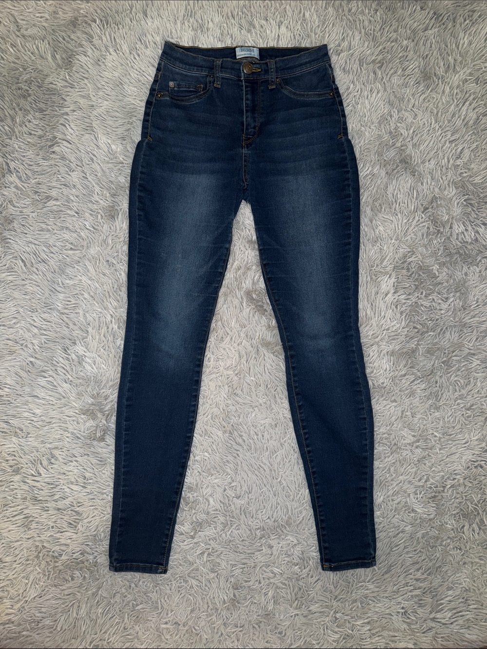 Mudd Dark Wash High-Rise Skinny Jeans